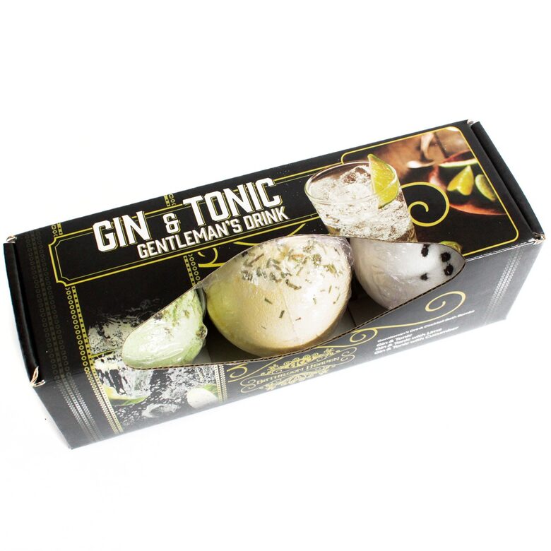 Kokteiļu vannas bumbas – Gin & Tonic Set (3 gab.)
