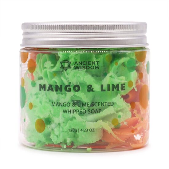 Mango & Lime putojošās krēma ziepes (120 g)